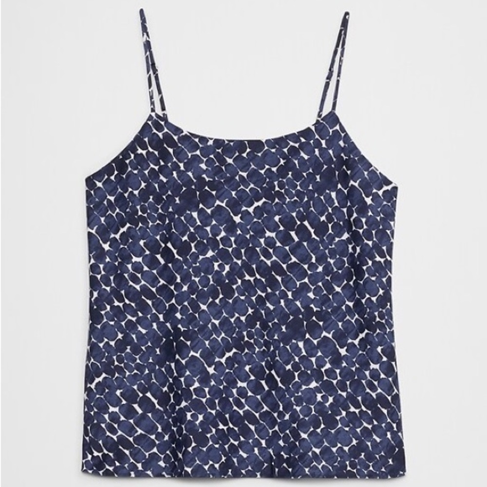 Banana Republic Navy and White Camisole NWT